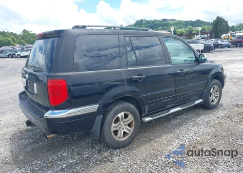 2003 Honda Pilot Ex-L from USA, damaged, VIN 2HKYF18503H557716